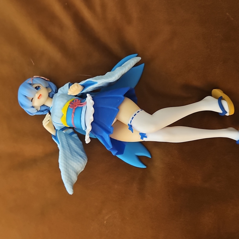 Rem Kimono Maid Ver Precious Figure Blue Anime Manga Taito